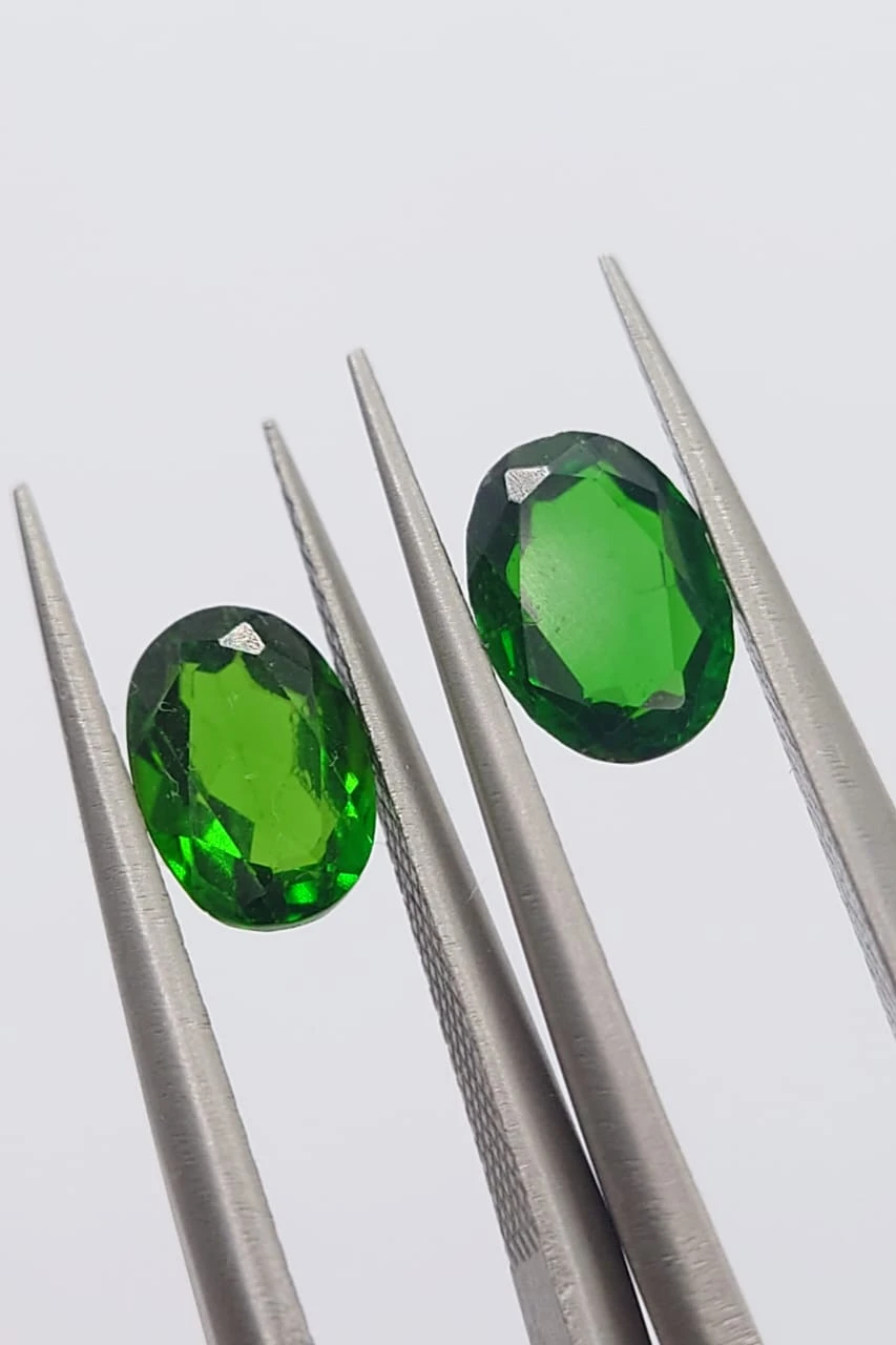 1.61ct Natural Green Chrome Diopside Oval Cut Loose Gemstone From Pakistan — view 3